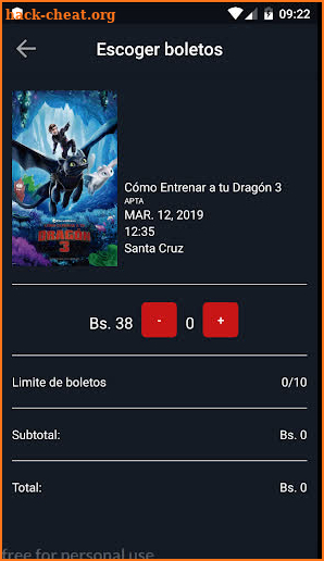 Cine Center Bolivia screenshot