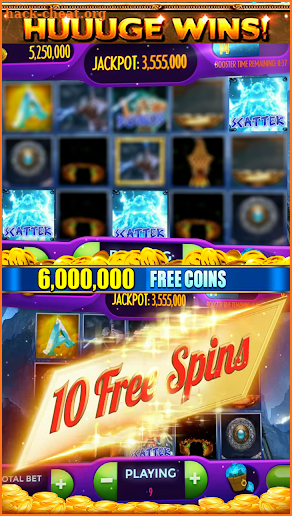 Cinematic Slots! Zeus Vegas Casino Slots Machine screenshot