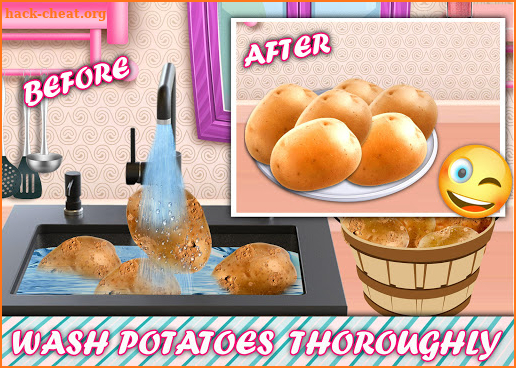 Circle French Fries Recipe- Delicious Cooking Game screenshot