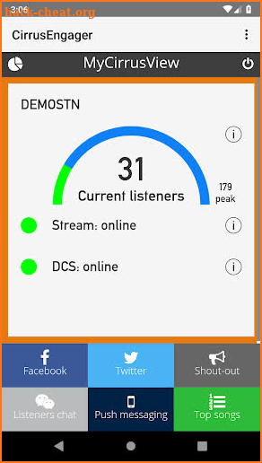 Cirrus Engager screenshot