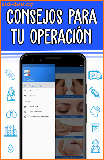 Cirugías Estéticas - Consejos Post y Preoperatorio screenshot