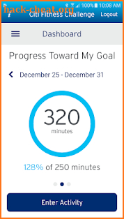 Citi Fitness Challenge screenshot