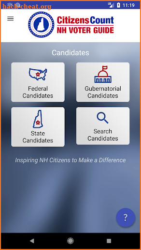 Citizens Count NH Voter Guide screenshot