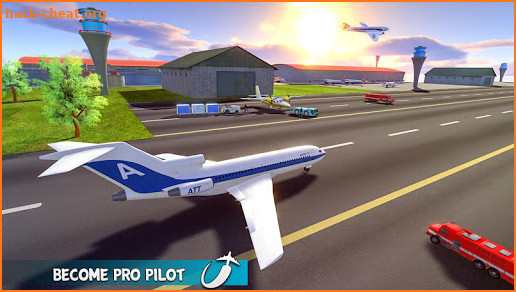 City Airplane Pilot Flight screenshot