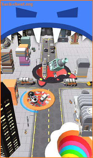 City Hole io: Robot Attack screenshot