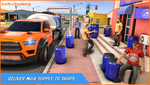 City Milk Transport Games : Milk Delivery Games screenshot