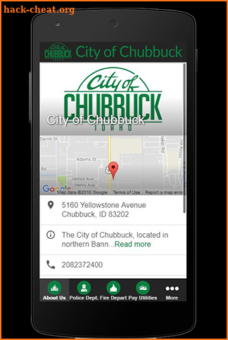 City of Chubbuck screenshot