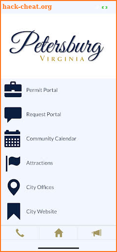 City of Petersburg VA screenshot