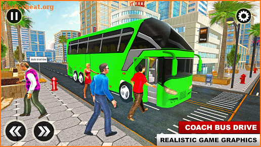 City Passenger Coach Bus Simulator: Bus Driving 3D screenshot