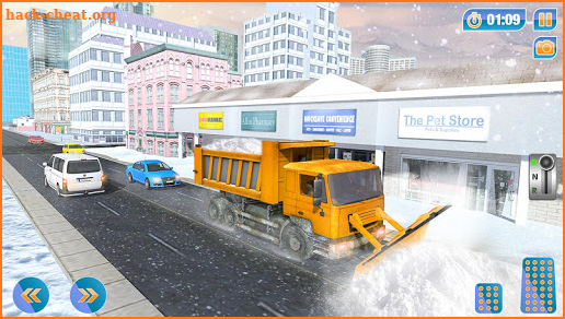 City Snow Blower Truck: Excavator Snow Plow Games screenshot