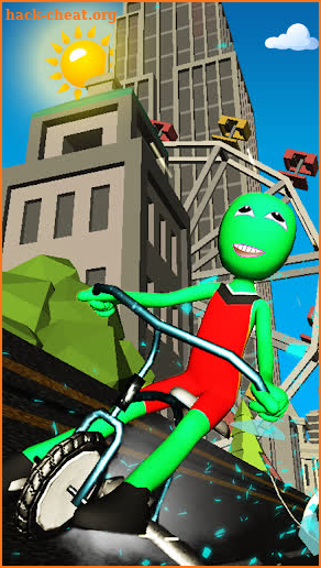 City Stickman Tricycle 3D screenshot