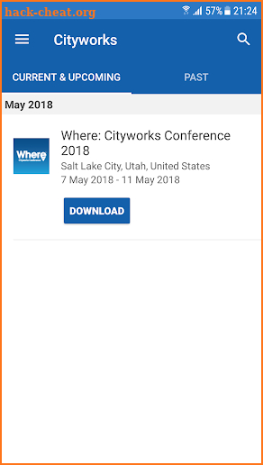 Cityworks Events screenshot