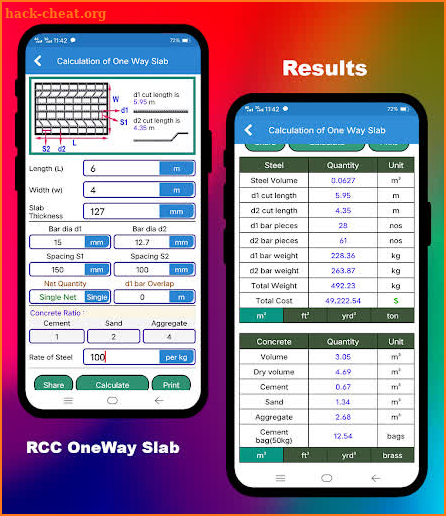 Civil Calculation PRO screenshot