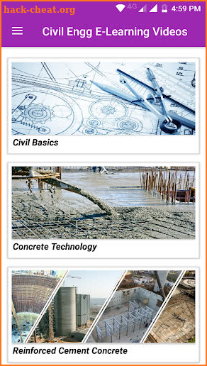 Civil Engineering Videos- An e-Learning App screenshot