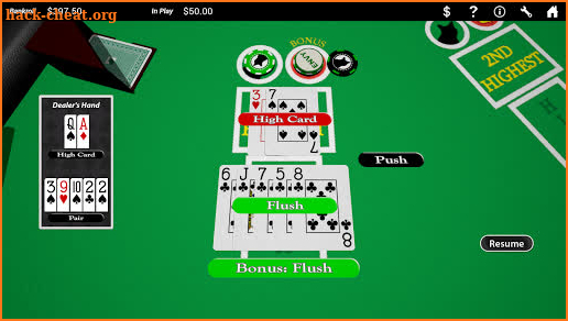 Clarity Casino Pai Gow Poker screenshot