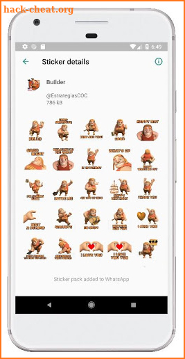 Clash of Clans WhatsApp Stickers screenshot