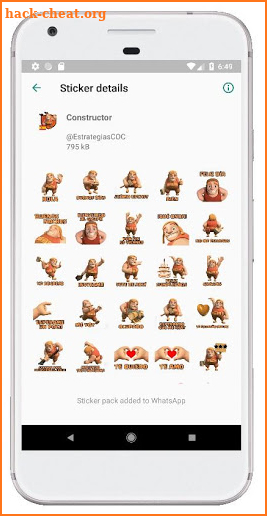 Clash of Clans WhatsApp Stickers screenshot