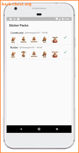 Clash of Clans WhatsApp Stickers screenshot