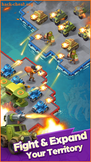 Clash of Merge: Top Defense War Game screenshot