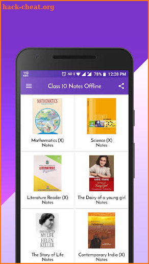 Class 10 Notes Offline screenshot