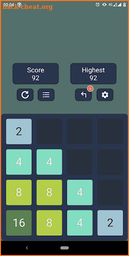 Classic 2048 Game screenshot