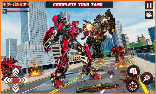 Classic Car Robot Transforming Games screenshot