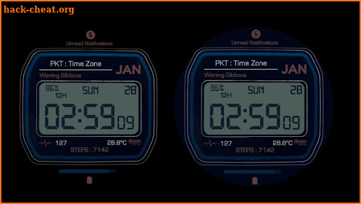 Classic Digital Watch Face screenshot