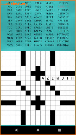 Classic Drag-n-Drop Crossword Fill-Ins screenshot