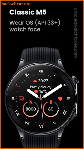 Classic M5 Watch Face screenshot