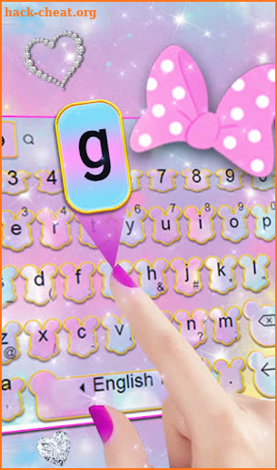 Classic Pastel Color Keyboard Theme screenshot