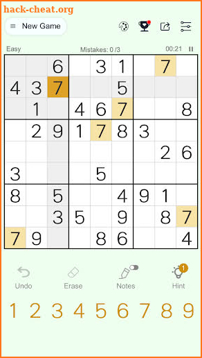 Classic Sudoku - puzzle brain screenshot