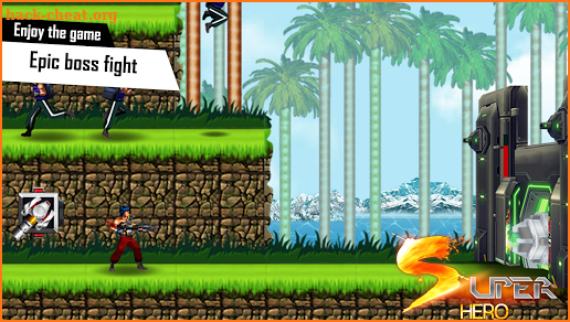 Classic Super Soldier: Commando Shooting Game screenshot