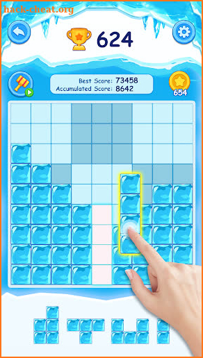 Classical Ice Blocks Puzzle screenshot