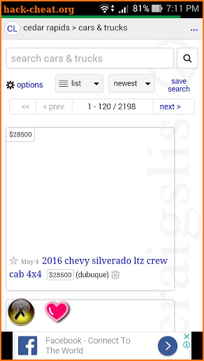 Classifieds.craigslist jobs,sell,buy,rent housing screenshot