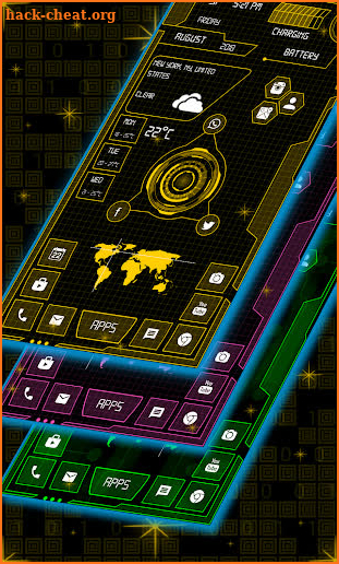 Classy Launcher 2019 - high-tech theme launcher screenshot