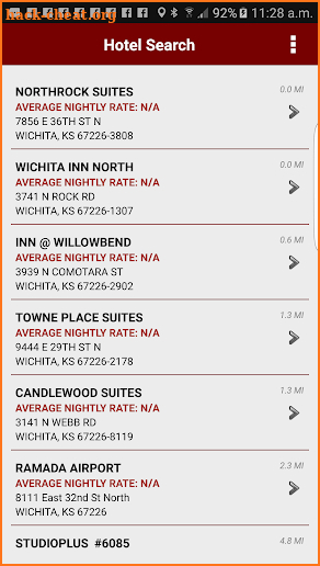 CLC Lodging Hotel Locator screenshot