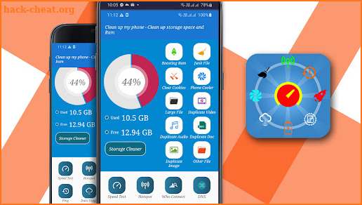 Clean up my phone - Clean up storage space and Ram screenshot