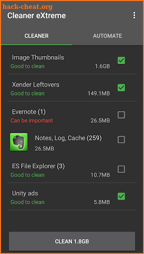 Cleaner eXtreme Pro screenshot