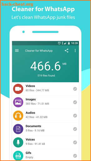 Cleaner for WhatsApp screenshot