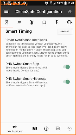 CleanSlate Kernel Configuration screenshot