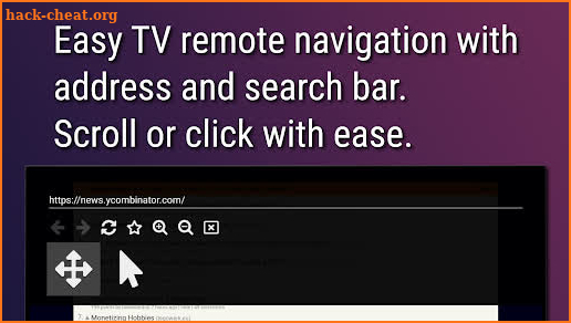 Clear TV Web Browser screenshot