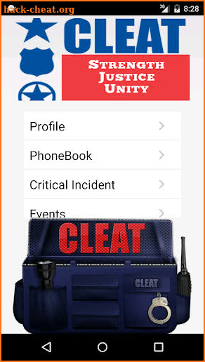 CLEAT Tactical Bag screenshot