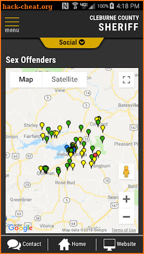 Cleburne County AR Sheriffs Office screenshot