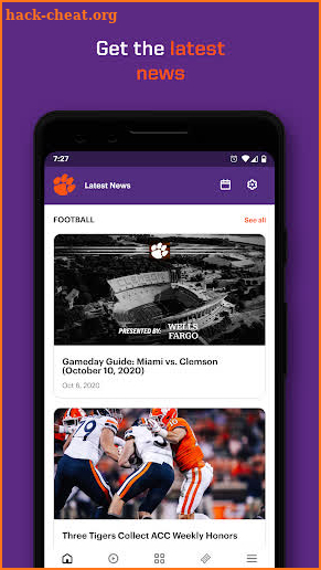 Clemson Tigers screenshot