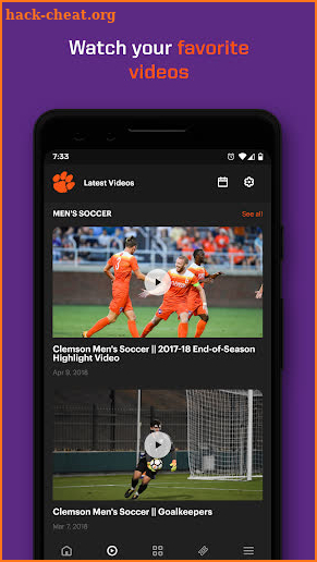 Clemson Tigers screenshot