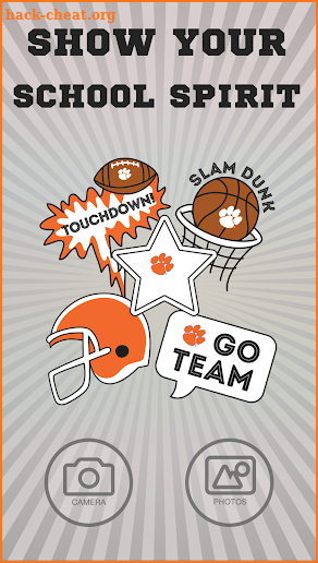 Clemson Tigers Selfie Stickers screenshot