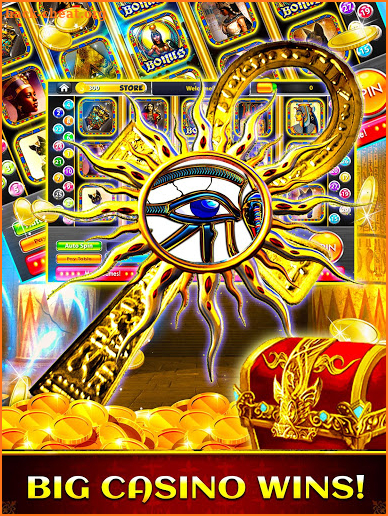 Cleopatra free Egypt slots screenshot