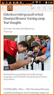 cleveland.com: Browns News screenshot