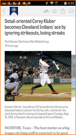 cleveland.com: Indians News screenshot