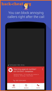 Clever Dialer - spam caller ID screenshot